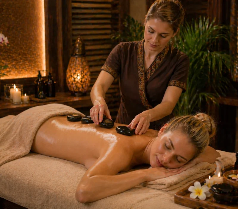 Hot Stone Enjoyment Massage